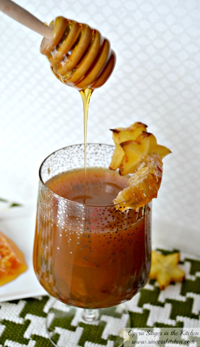 Don Victor Honey in Spiked Honey Spiced Cider Punch #HoneyForHolidays #DonVictor #shop