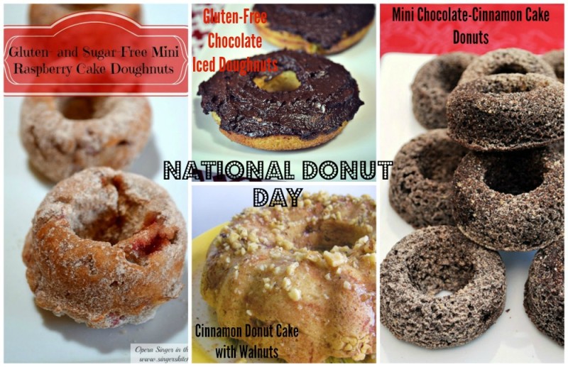 National Donut Day collage