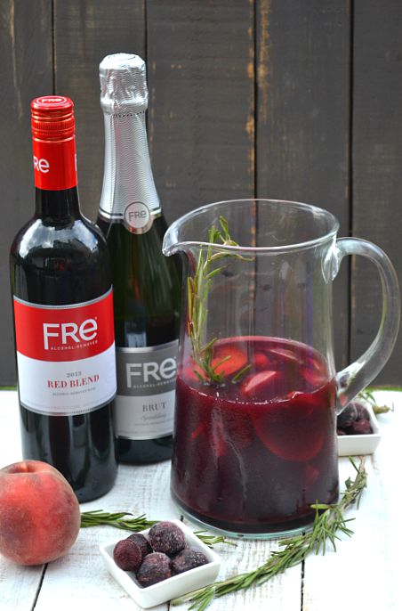 Sparkling Summer Sangria Mocktail