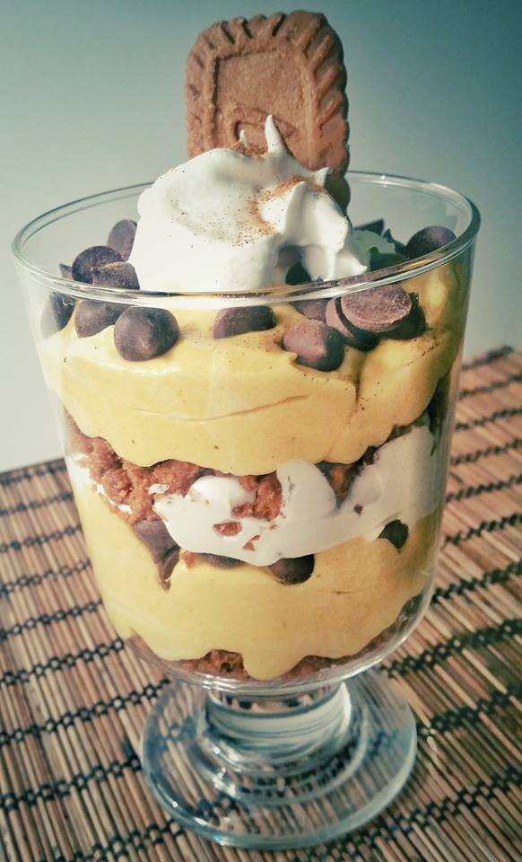 Vegan Biscoff Pumpkin Cheesecake Parfaits