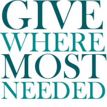 Give where needed