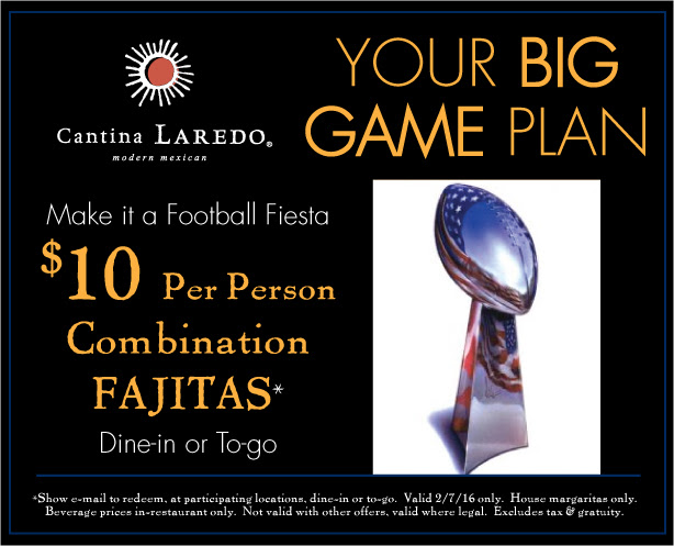 Cantina Laredo Super Bowl