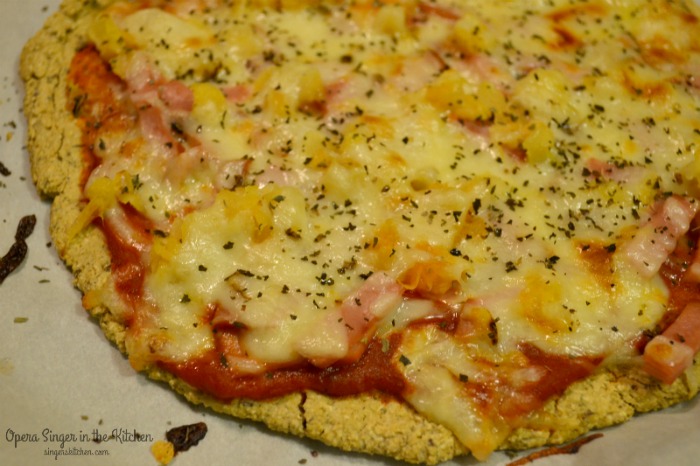 Hawaiian Pizza with Oat Crust {Sugar Free, Gluten Free} 3