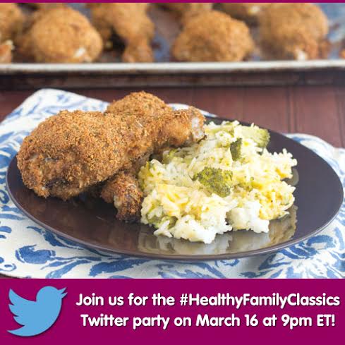 Healthy Family Classics Twitter Party Graphic