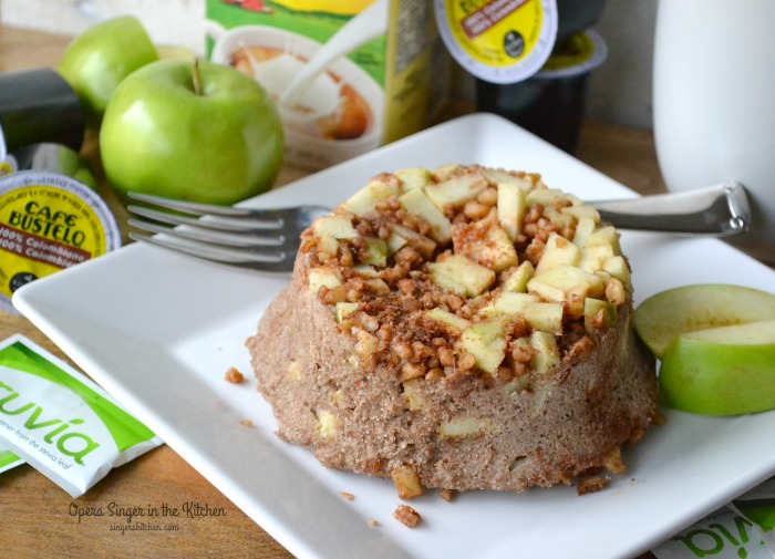 Quick Apple Coffee Cake Mug Cake #CoffeeRoutine