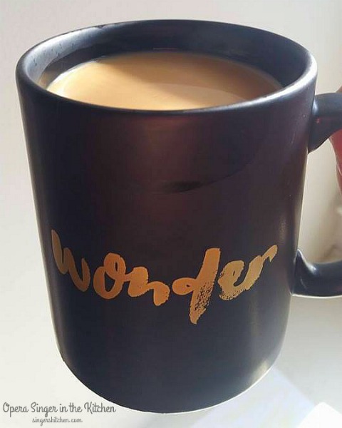 Wonder coffee cup