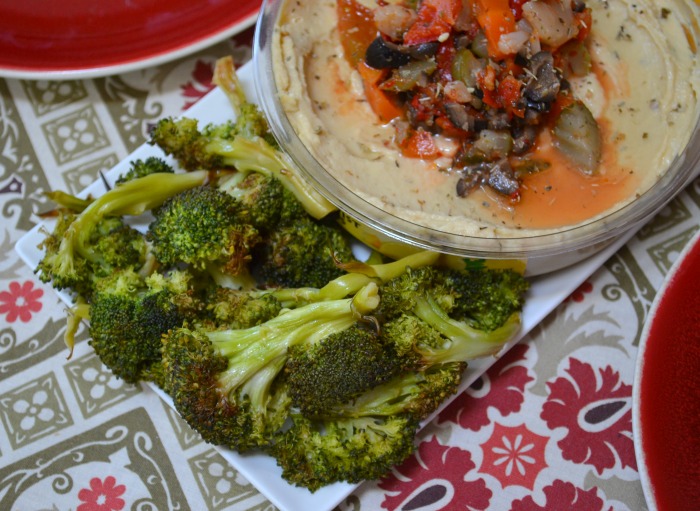 Mediterranean Giardiniera Topped Hummus -Unofficial Meal