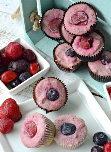 Frozen Berry Yogurt Mini Tarts