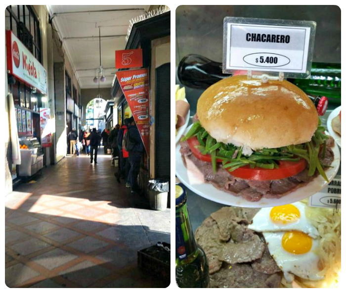 Chilean Fast food collage
