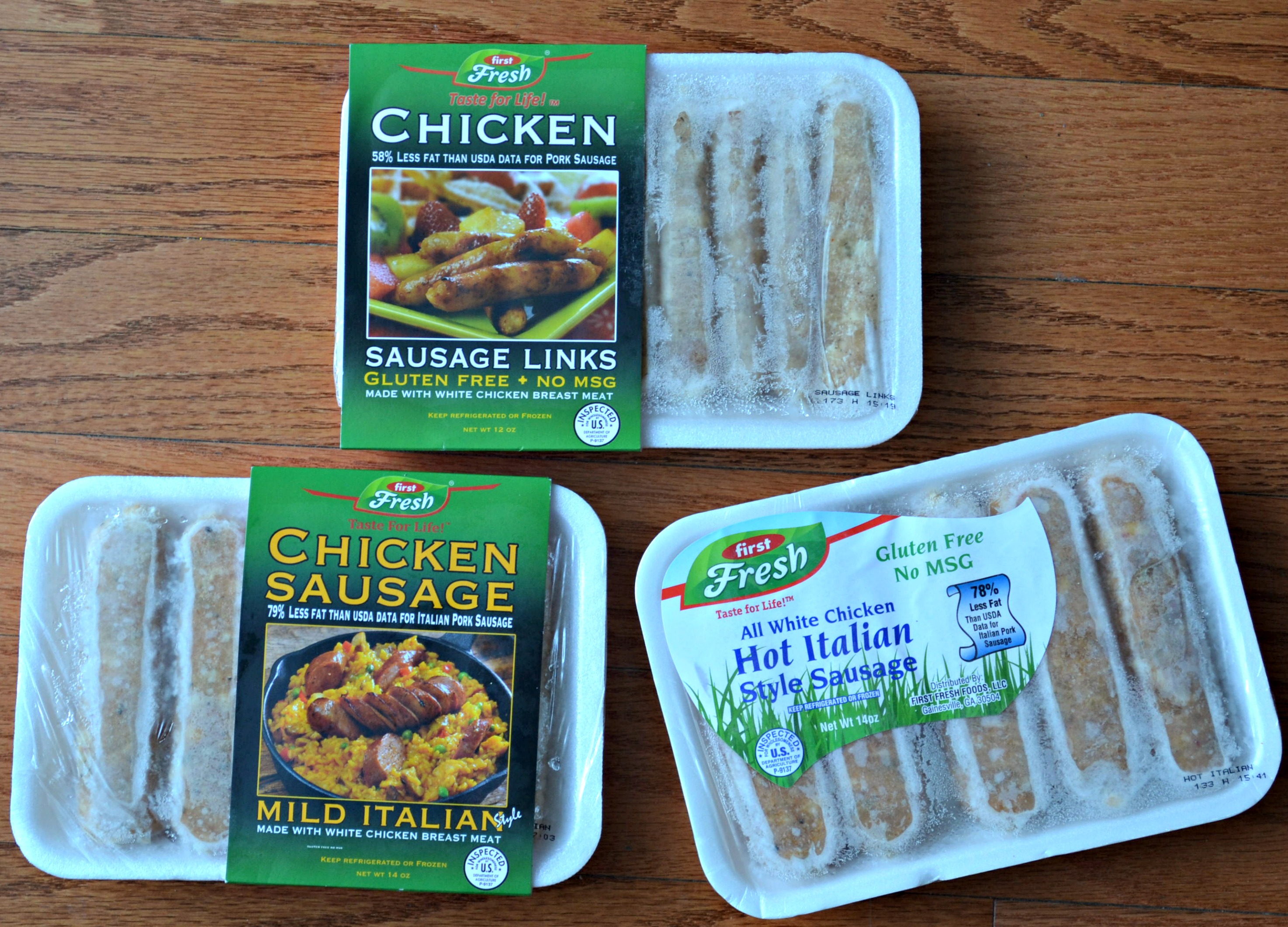 First Fresh Chicken Sausage Products
