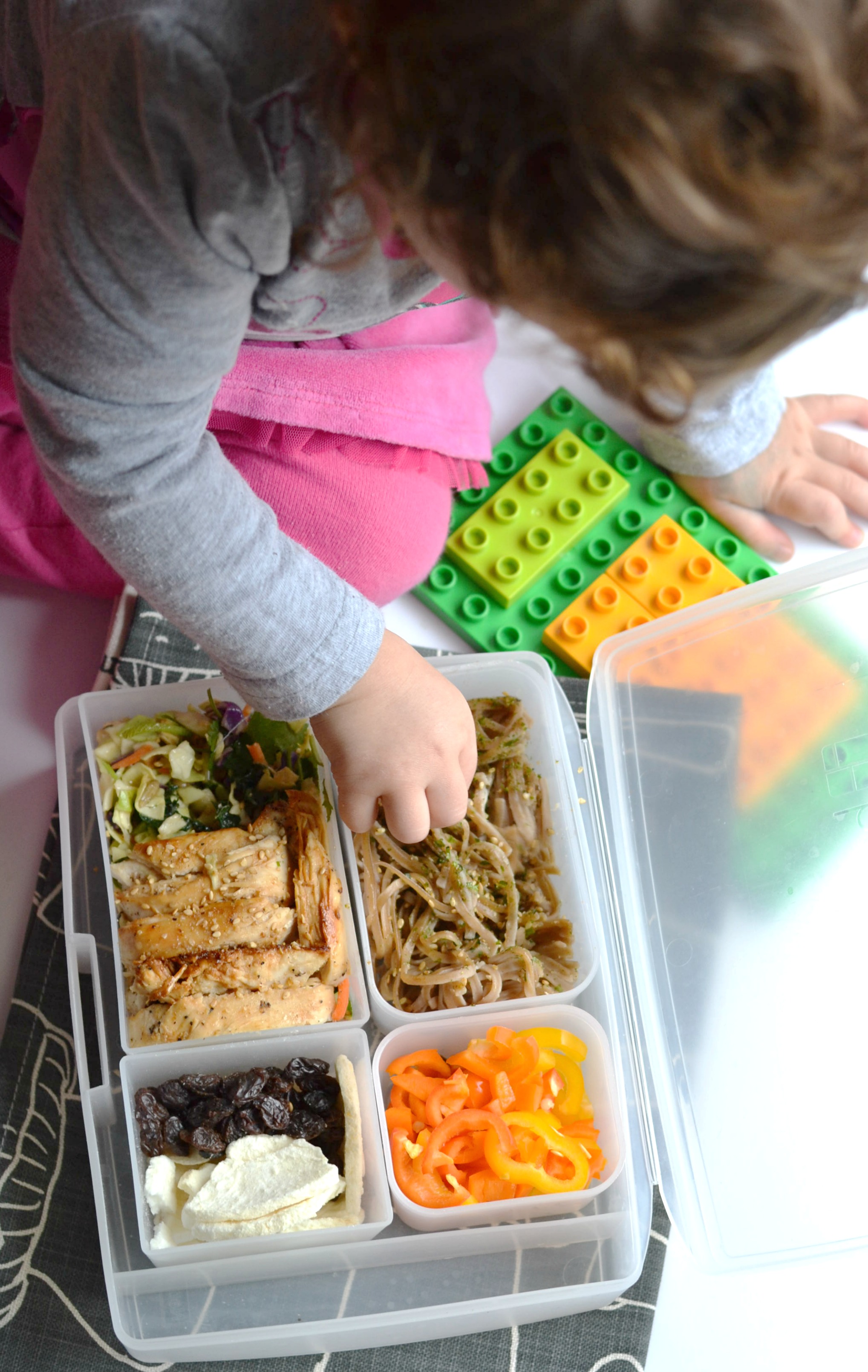 Asian Chicken Cabbage Salad + Bento Box - Opera Singer in the Kitchen