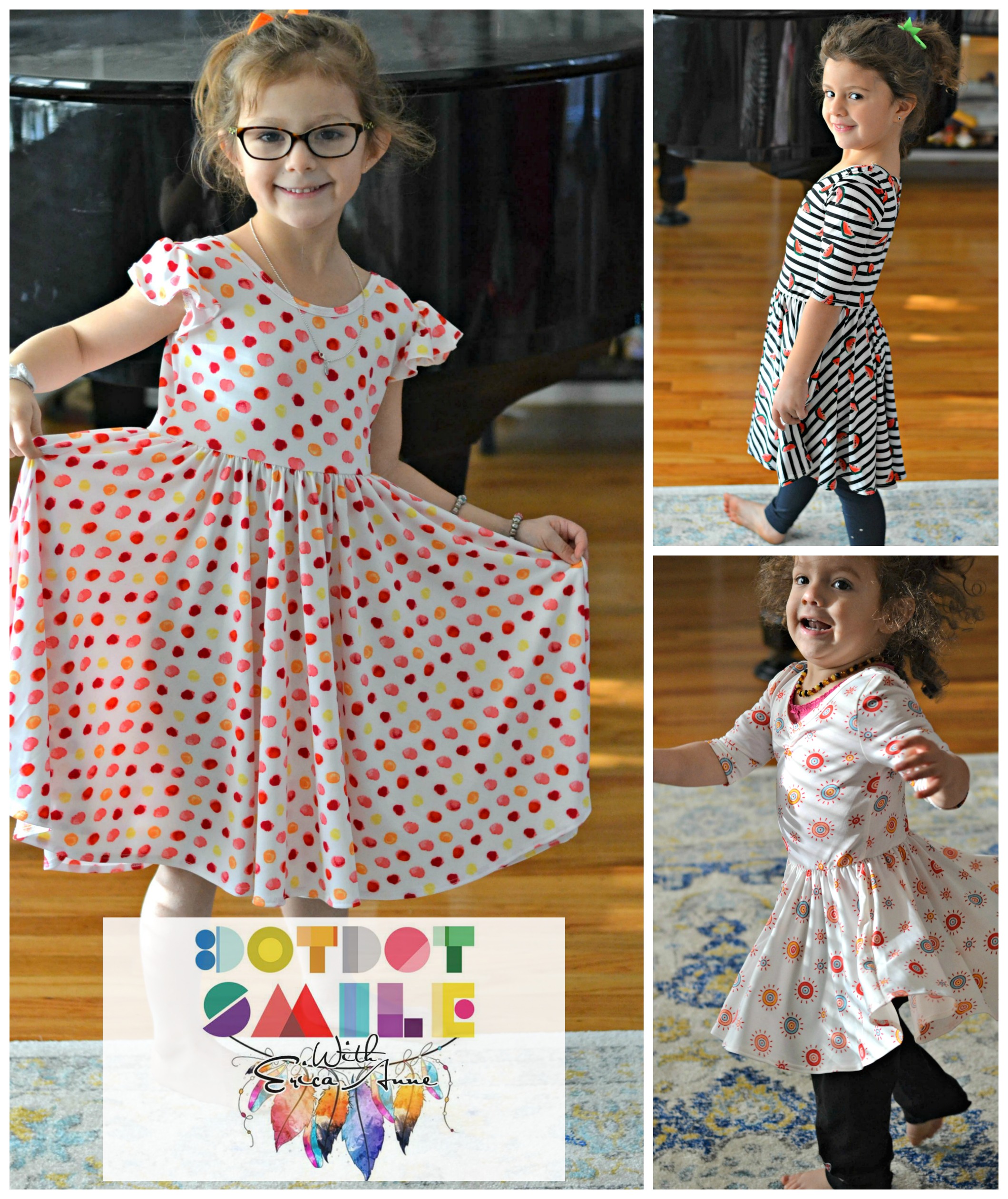 dot dot smile dress - Girls dresses