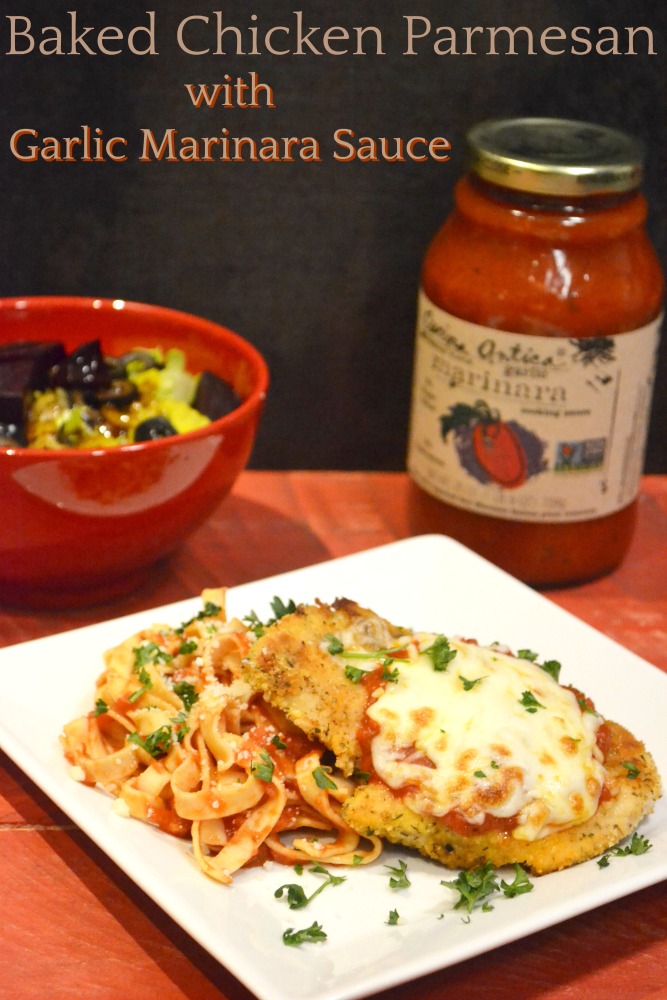 Baked Chicken Parmesan with Garlic Marinara Sauce-hero