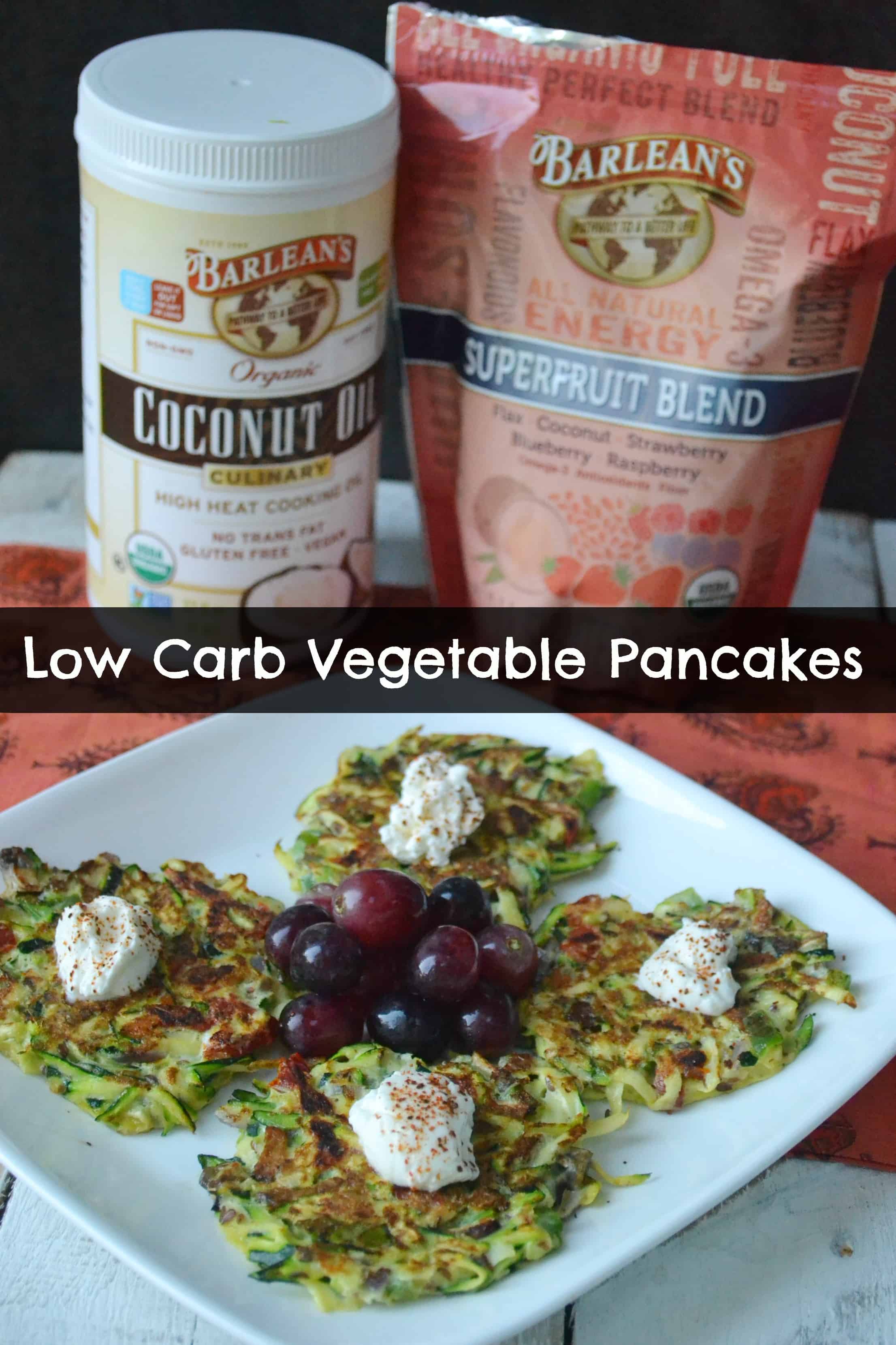 Low Carb Vegetable Pancakes recipe