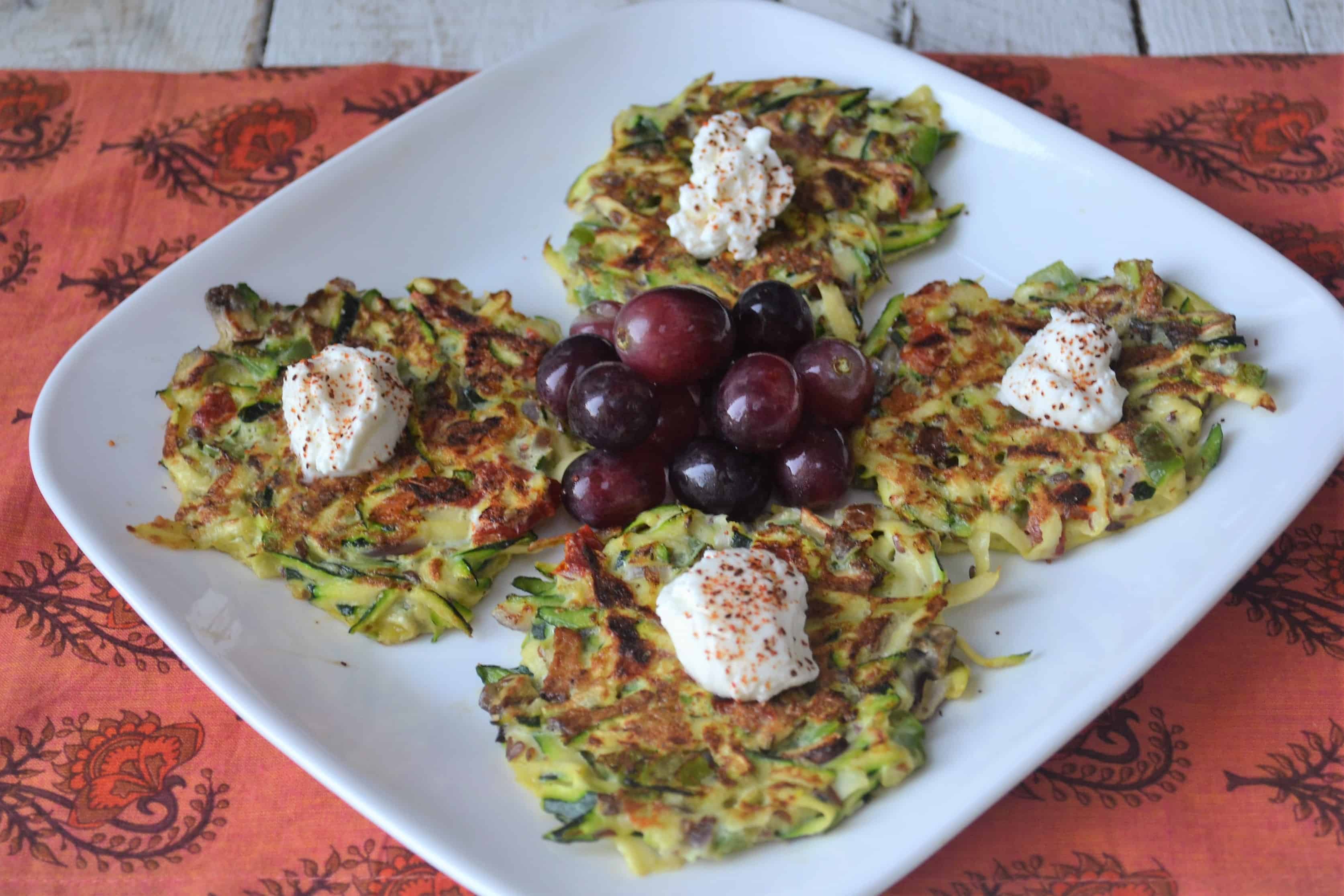 Low Carb Vegetable Pancakes recipe