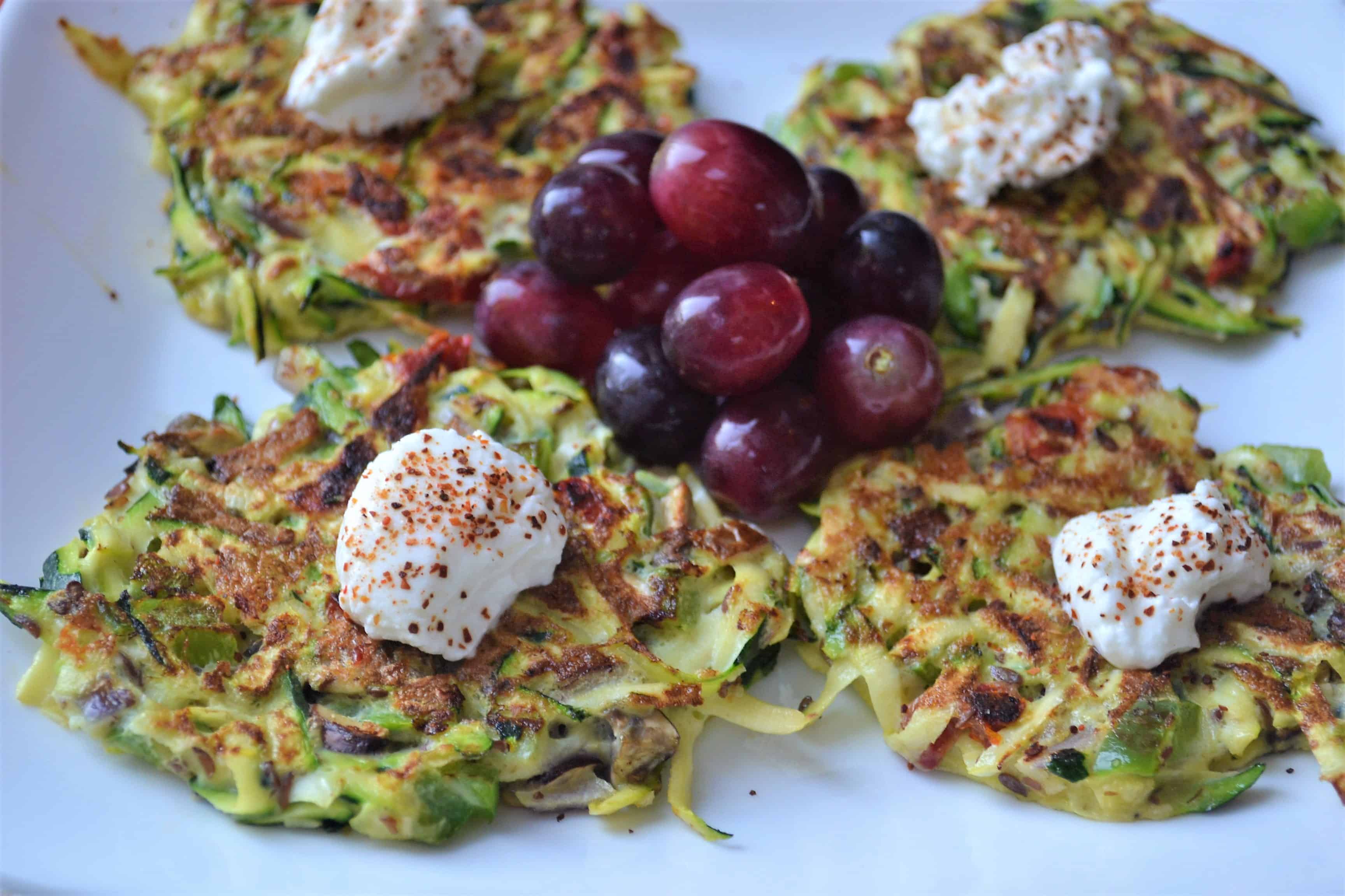 Low Carb Vegetable Pancakes recipe