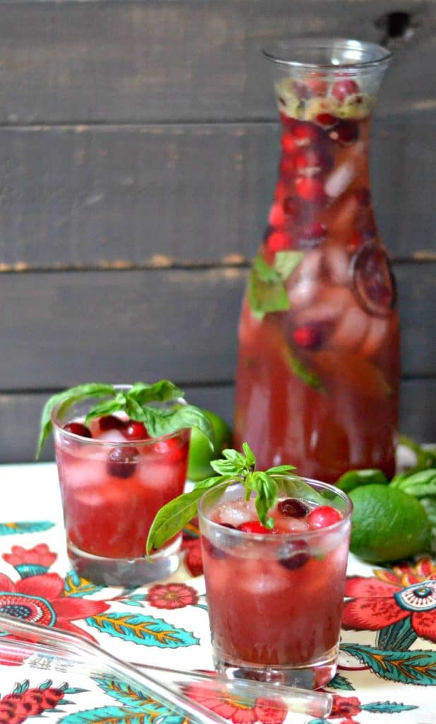 Cranberry Basil Limeade 3