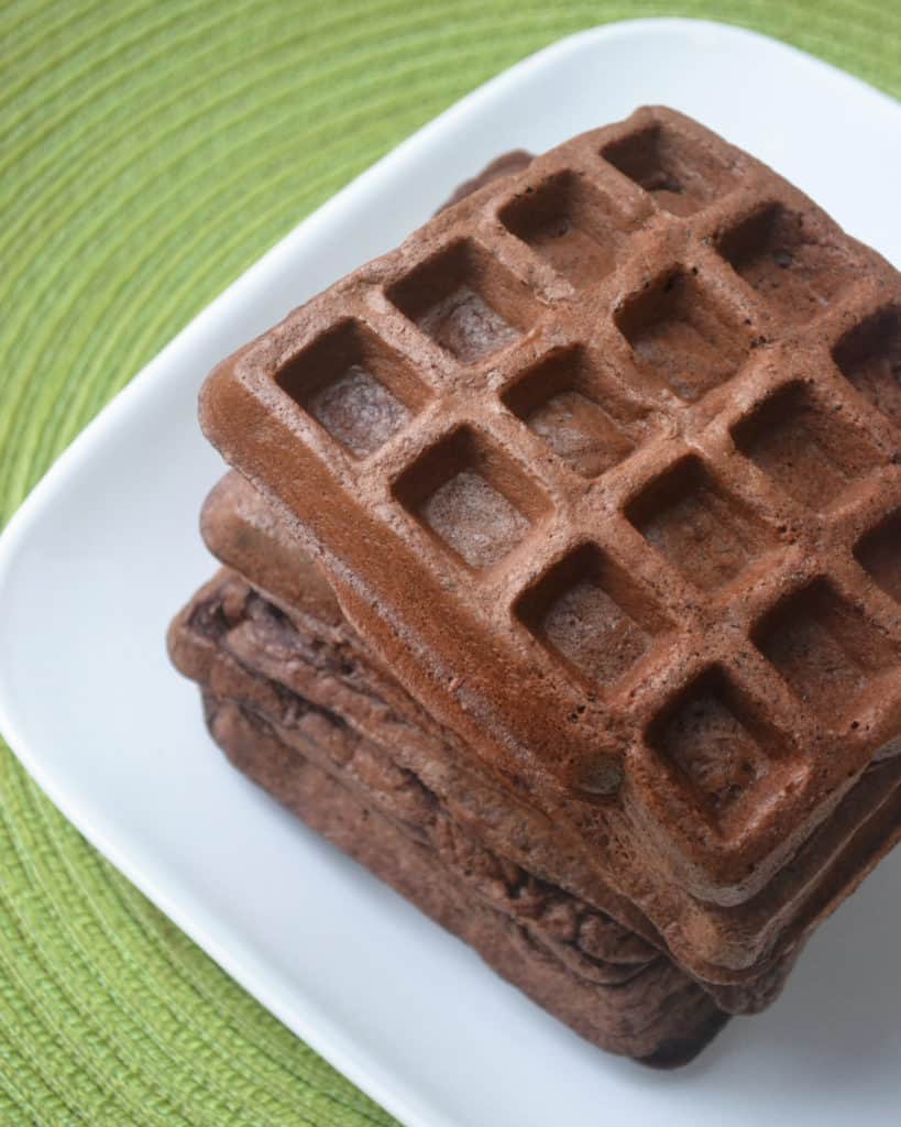 Chocolate Dessert Waffles