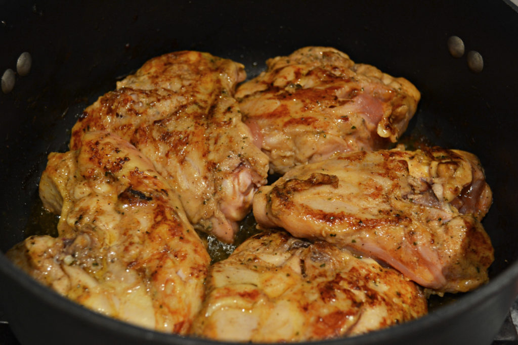 Rumba Meats Pollo Adobado - pan-fried