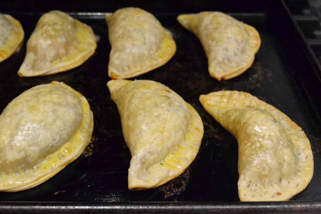Baked Turkey and Cheese Empanadas - finished