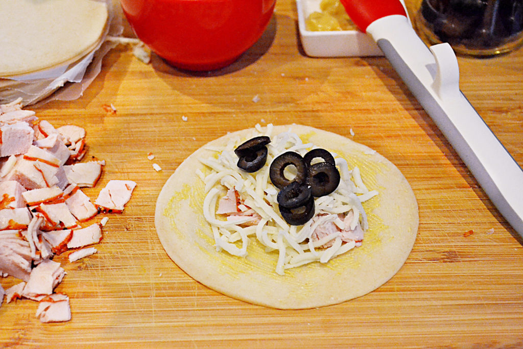 Baked Turkey and Cheese Empanadas - prep