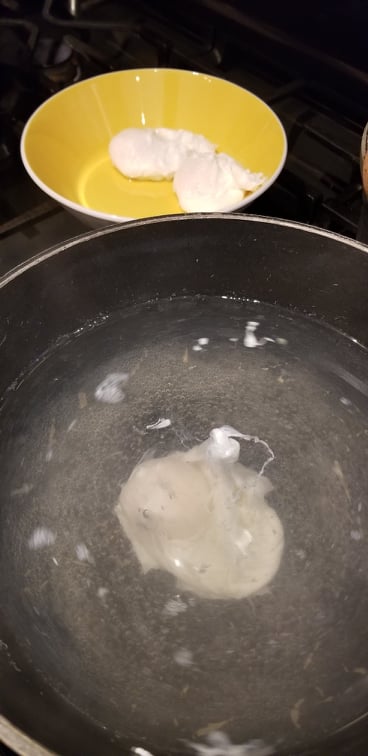 poaching eggs