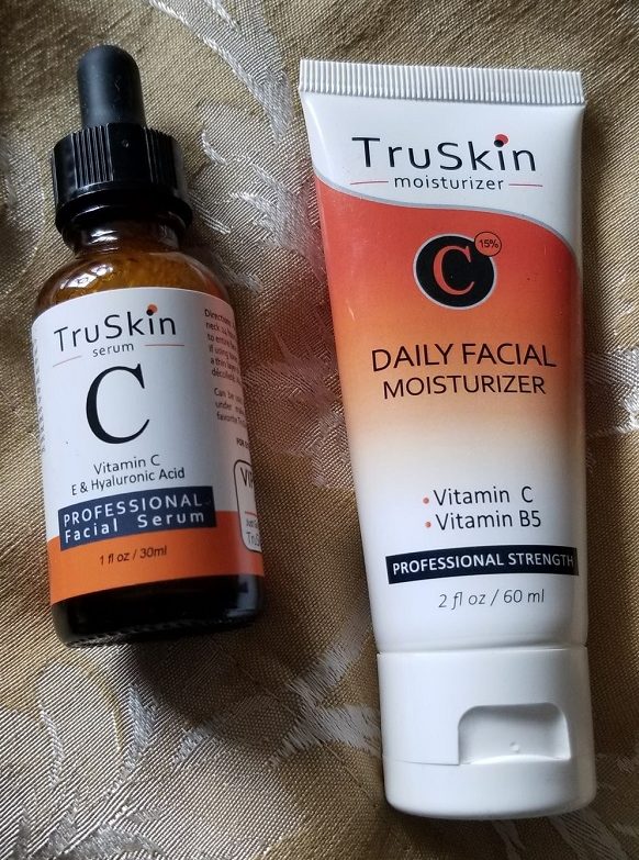 Skin with TruSkin Vitamin C Serum - Opera Singer in the Kitchen