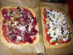 His and Hers Rustic Whole Wheat Pizza