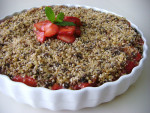 Raw Berry Cobbler with Walnut / Coconut Crumble