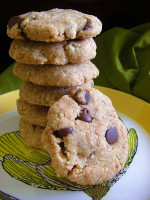 Maple Almond Chocolate Chip Cookies