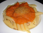 Penne with Fresh Arrabbiata Sauce and Blueberry Green Monster Smoothie #3