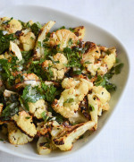 Roasted Cauliflower with Garlic and Mint (Wraps Included)