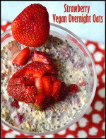 Strawberry Vegan Overnight Oats