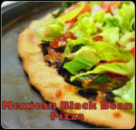 Secret Recipe Club: Mexican Black Bean Pizza