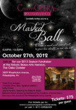 Fashion Friday & ConcertOPERA Masked Ball Fundraiser