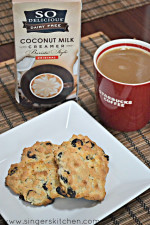 Chocolate Cherry Scones & So Delicious Product Review / Giveaway