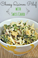 Secret Recipe Club: Cheesy Quinoa Pilaf with Swiss Chard