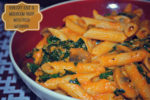 Garlicky Kale and Mushroom Pasta with Fresh Tesoro Marinara Sauce