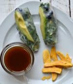 Superfood Spring Rolls with Orange Dipping Sauce