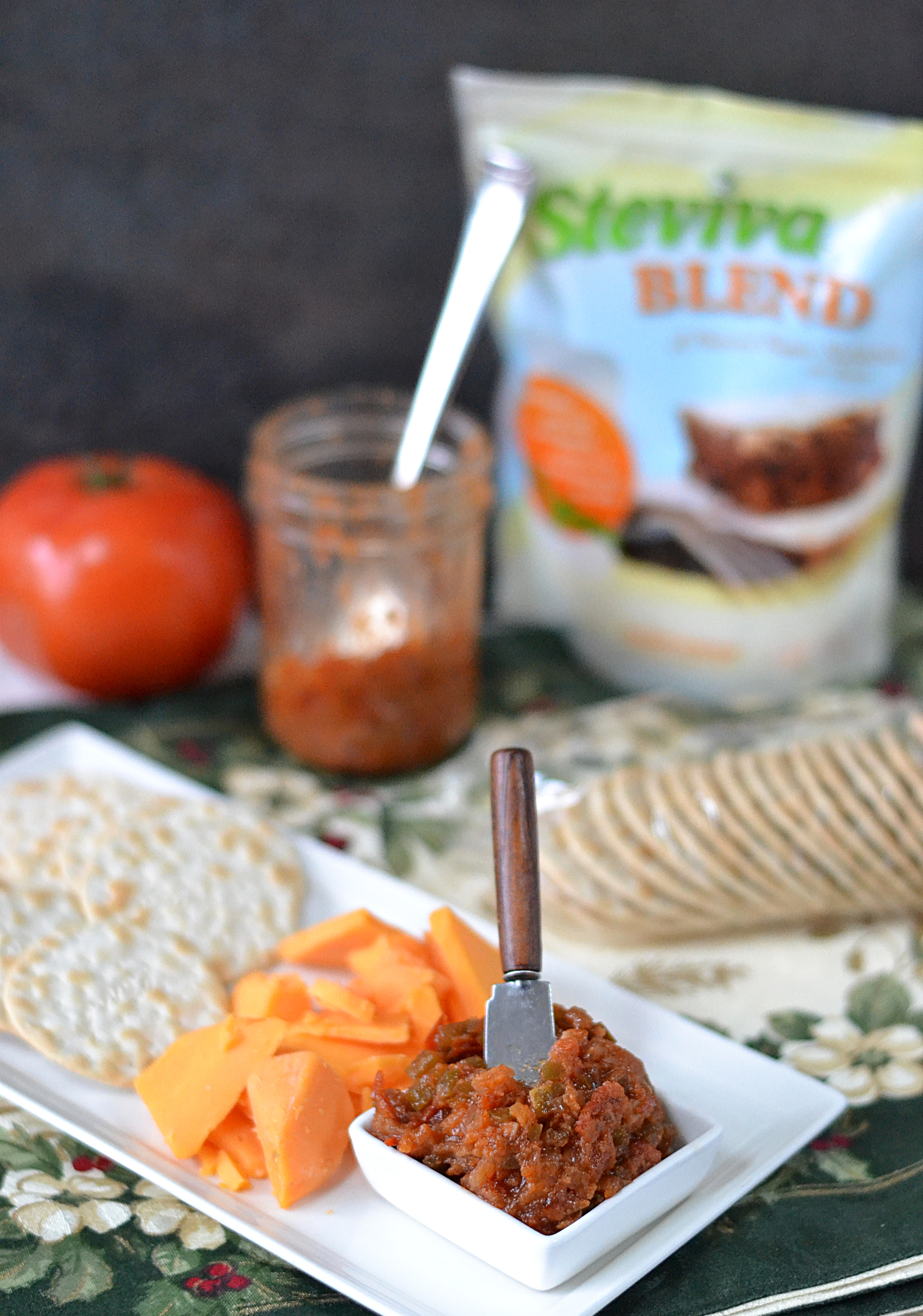 Sugar Free Tomato Relish for Cheese boards - hero